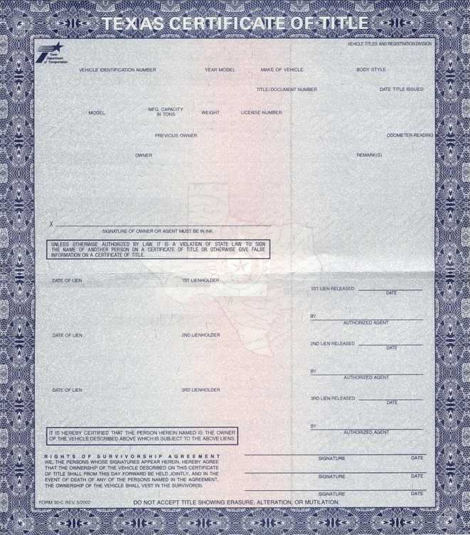 Texas Auto Title